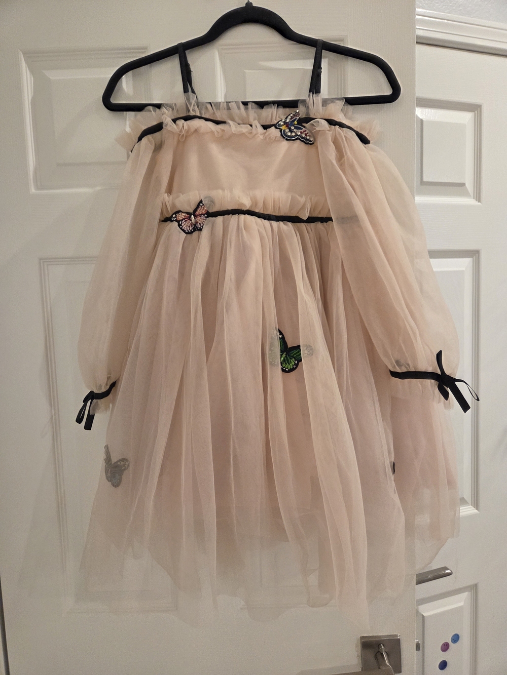 Lola And The Bys Beige Tulle Dress